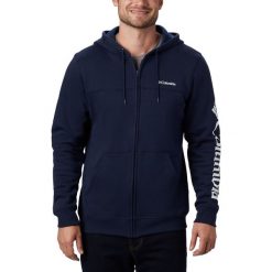 Bluza Columbia™ Logo Fleece FZ 1889161464. Niebieskie bluzy męskie Columbia, s, bez wzorów, bez kołnierzyka, bez rękawów, bez kaptura. Za 235,19 zł.