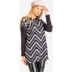 SWETER TWINSET. Czarne swetry damskie Twinset, s, z aplikacjami, bez rękawów, bez kaptura. Za 411,95 zł.