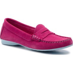 Mokasyny FILIPE - 5282 Fuxia. Różowe mokasyny damskie Filipe, ze skóry, na płaskiej podeszwie. Za 219,00 zł.