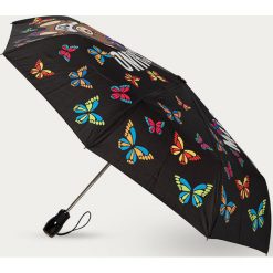 Moschino - Parasol. Czarne parasole MOSCHINO, bez wzorów. Za 419,90 zł.