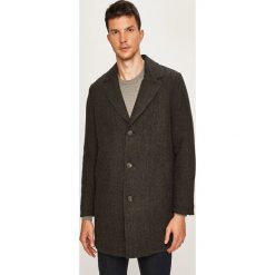 Pepe Jeans - Płaszcz Hank. Szare płaszcze męskie Pepe Jeans, s, bez wzorów, z bawełny, bez kaptura. W wyprzedaży za 649,90 zł.
