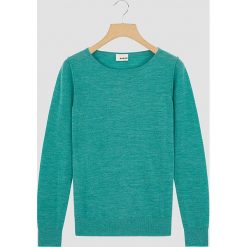 Sweter w kolorze turkusowym. Niebieskie swetry damskie Rodier, bez wzorów, z wełny, klasyczne, bez rękawów, bez kaptura. W wyprzedaży za 152,95 zł.
