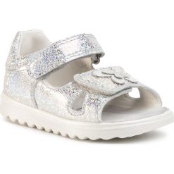 Sandały SUPERFIT - 6-00015-95 Metallic Silber. Szare sandały dziewczęce Superfit, ze skóry, bez zapięcia. Za 229,00 zł.