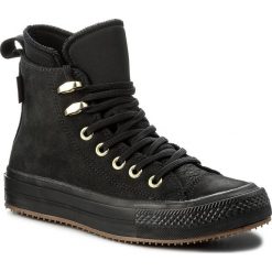 Sneakersy CONVERSE - Ctas Wp Boot Hi 557945C Black/Black/Brass. Czarne półbuty damskie Converse, ze skóry. W wyprzedaży za 339,00 zł.