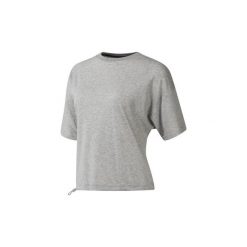 T-shirty z krótkim rękawem Reebok Sport Koszulka TRAINING ESSENTIALS. Szare topy sportowe damskie Reebok Sport, xl, bez wzorów, bez kołnierzyka, z krótkim rękawem, krótkie, bez kaptura. Za 129,00 zł.