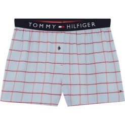 Szorty piżamowe TOMMY HILFIGER Woven UW0UW02293. Niebieskie piżamy damskie TOMMY HILFIGER, m, bez wzorów, z wiskozy, bez rękawów. Za 179,00 zł.