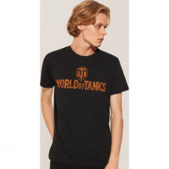 T-shirt world of tanks - Czarny. Czarne t-shirty męskie marki House, l. Za 49,99 zł.