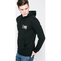 Lee - Bluza. Czarne bluzy męskie marki Lee, xl, z bawełny, z kapturem. W wyprzedaży za 199,90 zł.