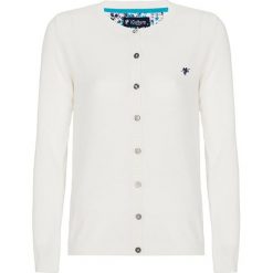 Kardigan w kolorze białym. Białe kardigany damskie marki Denim Culture, l. W wyprzedaży za 134,95 zł.