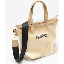 Torba shopper mini z napisem - Beżowy. Brązowe torby damskie na zakupy House, z napisami, bez dodatków. W wyprzedaży za 49,99 zł.