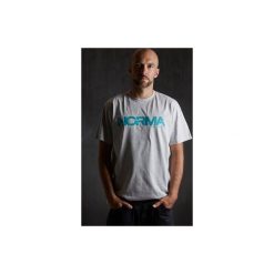 T-shirt grey/blue. Szare t-shirty męskie Norma, m, z nadrukiem, bez kołnierzyka. Za 75,00 zł.
