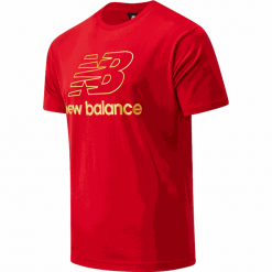 New Balance MT03503REP. Żółte koszulki męskie New Balance, m, bez wzorów, z dzianiny, klasyczne, z klasycznym kołnierzykiem, bez rękawów. Za 129,99 zł.