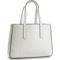 Shopper bag damskie: Torebka CALVIN KLEIN BLACK LABEL – Edge Medium Shopper K60K603986 101