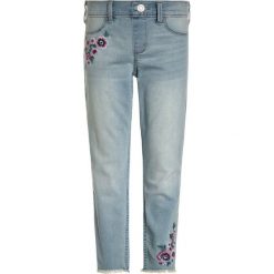 Abercrombie & Fitch ANKLE PULL ON Jeansy Slim Fit blue denim. Niebieskie jeansy chłopięce marki Abercrombie & Fitch. Za 249,00 zł.