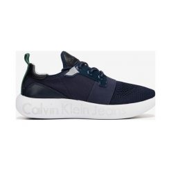 Calvin Klein Mel Tenisówki Niebieski. Niebieskie trampki męskie Calvin Klein, bez wzorów, z jeansu, bez zapięcia. Za 547,95 zł.