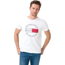 Tommy Hilfiger Corp Circular Koszulka Biały. Białe podkoszulki męskie TOMMY HILFIGER, m, bez wzorów, z bawełny, bez kołnierzyka, krótkie. Za 187,95 zł.