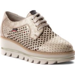 Półbuty CALLAGHAN - Marley 14806 Suede. Żółte creepersy damskie Callaghan, z materiału, na koturnie. W wyprzedaży za 369,00 zł.