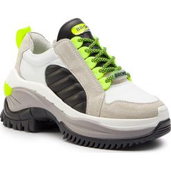 Sneakersy BRONX - 66266A-AC BX 1586 White/Neon Yellow/Black 3045. Półbuty damskie Bronx. W wyprzedaży za 399,00 zł.