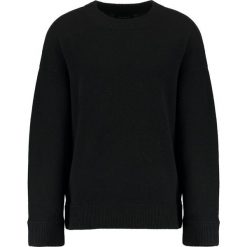 AllSaints LOFTEN CREW Sweter black. Czarne kardigany męskie marki AllSaints, s, bez wzorów, z wełny. W wyprzedaży za 454,30 zł.