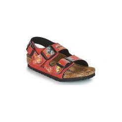 Sandały Dziecko Birkenstock MILANO. Czerwone sandały chłopięce Birkenstock, bez zapięcia. Za 144,50 zł.