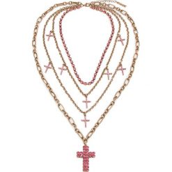 Naszyjnik TWINSET - Collana 202TA4316 Rosa Shock 00115. Żółte naszyjniki męskie Twinset, metalowe. Za 539,00 zł.