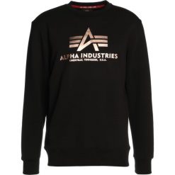 Bejsbolówki męskie: Alpha Industries BASIC SWEATER Bluza black/copper