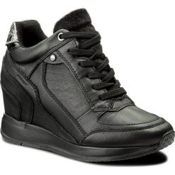 Sneakersy GEOX - D Nydame A D540QA 00085 C9997 Black. Czarne sneakersy damskie Geox, z materiału. Za 589,00 zł.