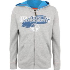 Bluzy chłopięce: Napapijri BIDO Bluza rozpinana light grey melange