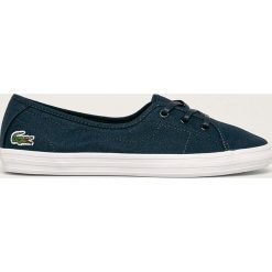 Lacoste - Tenisówki Ziane Chucky. Niebieskie trampki i tenisówki damskie Lacoste, bez wzorów, z gumy, na sznurówki. Za 329,90 zł.