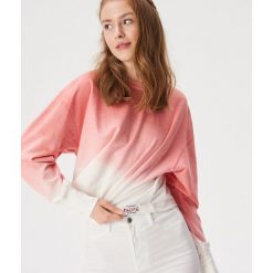 Bluza z efektem tie dye - Różowy. Różowe bluzy damskie Sinsay, s, bez wzorów, bez rękawów, bez kaptura. Za 49,99 zł.