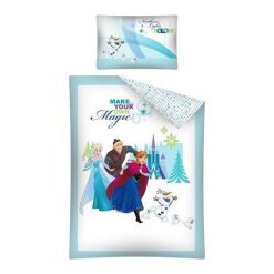 Pościel Bawełniana 1196 Frozen Komplet 100x135 2 części. Komplety niemowlęce Detexpol, bez wzorów, z bawełny. Za 44,99 zł.
