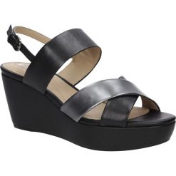 SANDAŁY GEOX D62N9C 043BN. Czarne sandały damskie Geox. Za 199,99 zł.