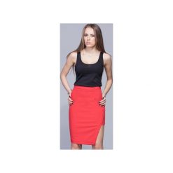 Asymetryczna elegancka spódnica czerwona H018. Szare spódniczki damskie Harmony, do pracy, xl, bez wzorów, eleganckie, asymetryczne. Za 134,00 zł.
