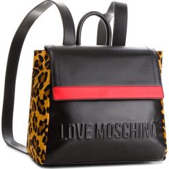 Plecaki damskie: Plecak LOVE MOSCHINO – JC4139PP16LX100A Nero/Rosso/Calv. Leop