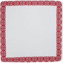 Stylowa, Oryginalna Poszetka, Obrys Kwiatowy - 30x30 cm - Alties, Biała POSZALTS0172. Białe poszetki męskie Alties, bez wzorów, z materiału, eleganckie. Za 27,00 zł.