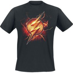 T-shirty męskie: Justice League The Flash – Logo T-Shirt czarny