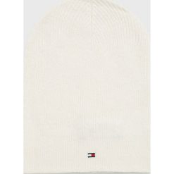 Tommy Hilfiger - Czapka. Szare czapki męskie marki TOMMY HILFIGER, na zimę, z bawełny. Za 159,90 zł.