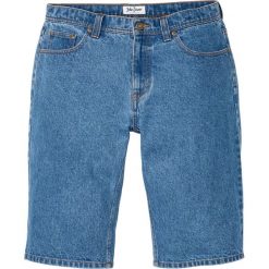 Bermudy dżinsowe Regular Fit bonprix niebieski "stone”. Niebieskie jeansy męskie bonprix, m, bez wzorów, klasyczne. Za 54,99 zł.