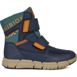 Geox buty zimowe chłopięce Flexyper 41 niebieskie. Niebieskie buty chłopięce zimowe Geox, bez zapięcia. Za 389,00 zł.