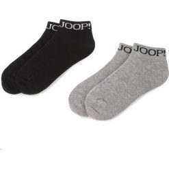 Zestaw 2 par niskich skarpet męskich JOOP! - Logo Sneaker 900.065-1 Black 2000. Szare skarpetki męskie z elastanu. Za 69,00 zł.