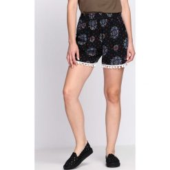 Czarno-Niebieskie Szorty Speedy. Niebieskie szorty damskie Born2be, na lato, xl, bez wzorów. Za 24,99 zł.