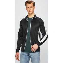 Jack & Jones - Bluza. Czarne bluzy męskie Jack & Jones, s, z nadrukiem, z elastanu, z kapturem, bez rękawów, bez kaptura. W wyprzedaży za 99,90 zł.