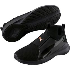 Puma Damskie Buty Sportowe Rebe Mid Wns Ep Black Bl 41. Czarne buty sportowe damskie marki Puma, bez wzorów, sportowe, na fitness i siłownię. W wyprzedaży za 219,00 zł.