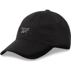 Czapka z daszkiem Reebok - Te Logo Cap FQ5519 Black. Czarne czapki męskie Reebok, bez wzorów, z bawełny. Za 49,00 zł.