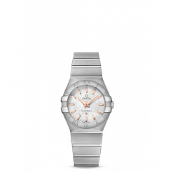 ZEGAREK OMEGA CONSTELLATION 123.10.27.60.02.004. Szare zegarki damskie marki OMEGA, złote. Za 9500,00 zł.