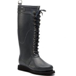 Kalosze ILSE JACOBSEN - RUB1 Grey 06. Szare buty zimowe damskie marki Ilse Jacobsen, z materiału. Za 649,00 zł.