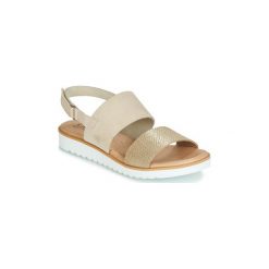 Sandały Casual Attitude JALAYEPE. Brązowe sandały damskie marki Casual Attitude, bez wzorów, casualowe, bez obcasa, bez zapięcia. Za 239,00 zł.