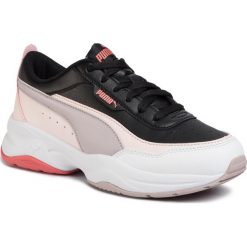 Sneakersy PUMA - Cilia Mode 371125 05 Blk/Rswtr/Raindrops/Sk Coral. Czarne półbuty damskie Puma, bez wzorów, ze skóry ekologicznej, bez obcasa, na płaskiej podeszwie, bez zapięcia. Za 289,99 zł.