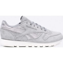 Reebok Classic - Buty CL LTHR Shimmer. Szare buty sportowe damskie marki Reebok Classic, bez wzorów, ze skóry, sportowe, reebok classic. W wyprzedaży za 269,90 zł.