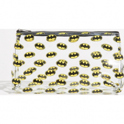 Kosmetyczka z nadrukiem Batman - Biały. Białe kosmetyczki damskie Sinsay, z motywem z bajki. Za 19,99 zł.